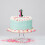 Witch Birthday Candle with Green Number and Glitter Cake 6