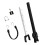 Rubber Boat Motor Bracket Fixing  Adjustable Absorber Ship Outboard Engine Fixing Bracket Hull  Protector Black 4