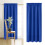 Black Silk Curtains Heat Insulation 41x53 Inch 3