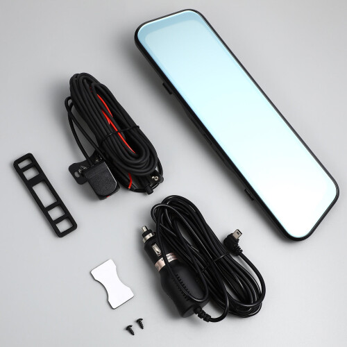 FOXNOVO Dual Lens Dash Cam Black 1 Set 1
