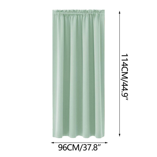 Blackout Curtains Green 38 x 45 Inch 1 Panel 2