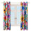 Floral Watercolor Curtain Set 2 Panels 3