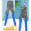 Ethernet Crimping Tool for Cat5e Wire 3-in-1 Steel 3