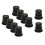 Rubber Motorcycle Windshield Nuts M6 10-Pack 2