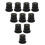 Rubber Motorcycle Windshield Nuts M6 10-Pack 3