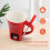 Ceramic Fondue Mug with Forks and Candle Warmer 1pc 7