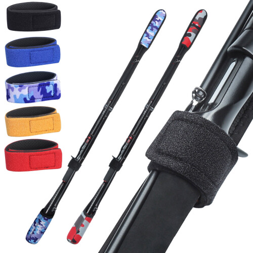 FEAMOS Fishing Rod Tie Holder Elastics 2 Pcs 1