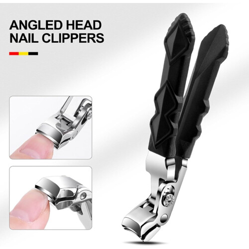 Nail Clippers with Safety Lock Large Jaw for Adults 2