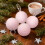 Christmas Ornament Balls Pink Shatterproof Foam 4 Pcs 5