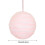 Christmas Ornament Balls Pink Shatterproof Foam 4 Pcs 6