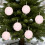 Christmas Ornament Balls Pink Shatterproof Foam 4 Pcs 8