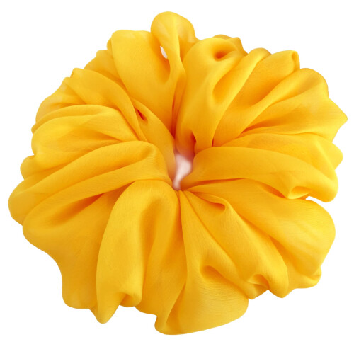 Soft Chiffon Scrunchies 38 Colors Large Ponytail Holders 2