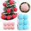 Christmas Ball Ornaments Blue 8cm 6PCS 4