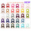 Soft Chiffon Scrunchies 38 Colors Large Ponytail Holders 5