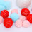 Christmas Ball Ornaments Blue 8cm 6PCS 6