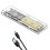 2X M2 SSD Case M.2 NVME SSD Enclosure Portable USB3.1 Type-C SSD Transparent Hard Disk Case 5Gbps for PC 4