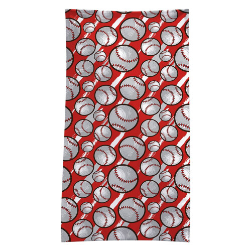 Baseball Beach Towel Gothic Design 75x150 cm 1