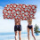 Baseball Beach Towel Gothic Design 75x150 cm 4