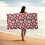 Baseball Beach Towel Gothic Design 75x150 cm 5