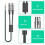 3.5mm to Dual 3-Pin Aux Cable Microphone Extension 5