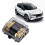 EBTOOLS Power Ground Distributor Copper Block 1 In 2 Out 8