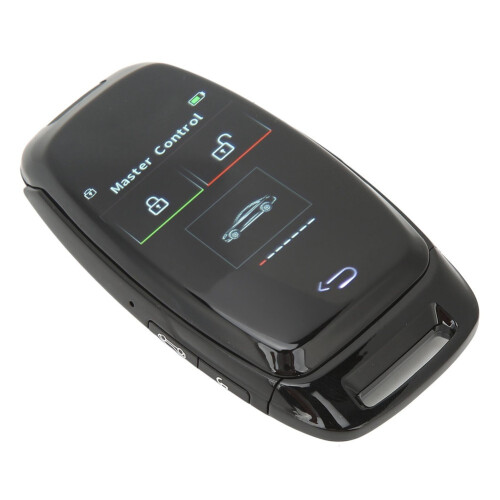 Smart LCD Car Starter Key with Multilingual Button Start 2