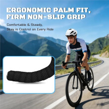 BUCKLOS Ruban de Guidon, Extra Épais, Doux, en Silicone EVA Antidérapant pour Vélo de Route, Prise en Main Confortable avec Absorption des Chocs
