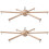 DIY Crib Mobile Frame Kit, Natural Wooden Hanging Frame for Nursery Ceiling Hanging Decor 1