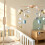 DIY Crib Mobile Frame Kit, Natural Wooden Hanging Frame for Nursery Ceiling Hanging Decor 5
