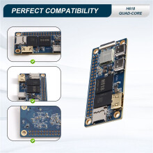 Orange Pi Zero 2W Single Board Computer 1GB RAM DDR4 PC Ontwikkelbord voor Allwinner H618 WiFi SBC Linux