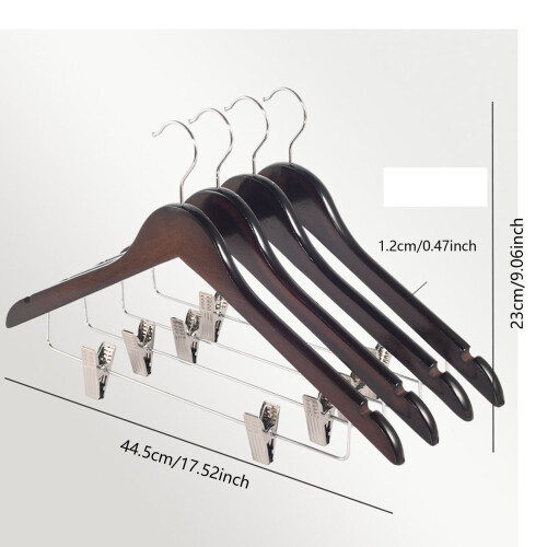 Maple Wood Clothing Hangers Heavy Duty 10 Pack 1