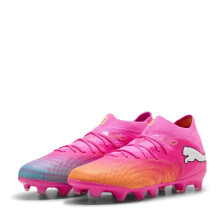 (5.5 UK, Pink/Orange) Puma Childrens/Kids Future 9 Pro Firm Ground Football Boots