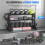 Adjustable Dumbbell Rack | Multifunction Weight Storage Stand 3 Tier 3