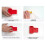 Battery Holder Wall Mount Batteries Storage Organizer Battery Mount Holder Red 4