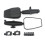 Motorcycle Mirror Sturdy Foldable 2 Pack 8