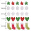 Wooden Christmas Buttons Assorted 100 pcs 2