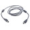 Black Shielded Keyboard Cable 6-Pin Male-to-Male 2-Pack 4