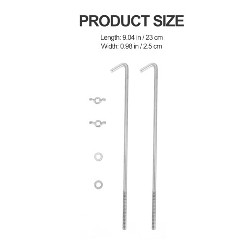 Battery Mount Bracket Bolt-Resistant 1 Pair 2