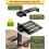 Under Desk PC Mount - No Drilling, CPU Holder Under Desk, Adjustable Height and Width, Clamp- Desk Leg PC Mount 6