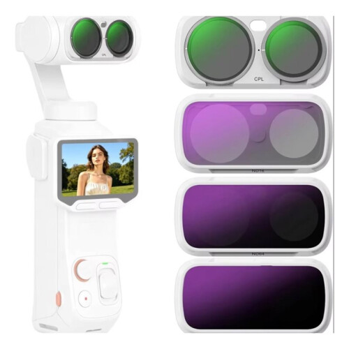 CPL+ND Filter Set for   Ultra Gimbal Camera Magnetic Quick-Release Filter CPL Polarizer ND16 ND64 ND256 2