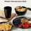 32-Piece Unbreakable Dinnerware Set for 4, Plastic Plates & Bowls for Camping, Dishwasher/Microwave Safe, Black 3