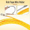 10M 3.0mm Electrical Fish Tape, Wire Fish Tape Wire Puller, Wire Snake for Running Wire Through Wall, Retractable 3