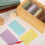 Multi Grids Wooden Storage Box with Lid Postcard Sticky Note Recipe Storage Box Desktop Organizer Box Home Storage 6