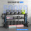 Adjustable Dumbbell Rack | Multifunction Weight Storage Stand 3 Tier 8