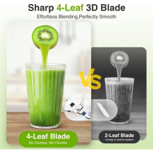 Voor KOIOS BL319B Blender 4-Blad Kruisblad Assemblage Vervanging 304 Roestvrijstalen Blad met Pakking.