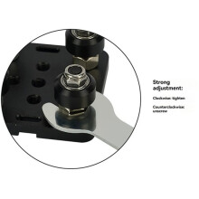 2pcs V-Slot Gantry Plate Set 2020 Aluminum Profiles, Special Slide Plate with Pulley for 3D Printer Parts