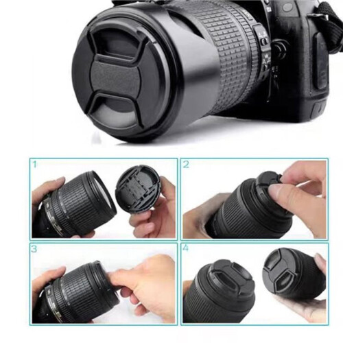 Pour le Couvercle D'Objectif de Caméra pour  pour  pour  pour , Couvercle D'Objectif de Caméra 72mm 77mm, Couvercle de 2