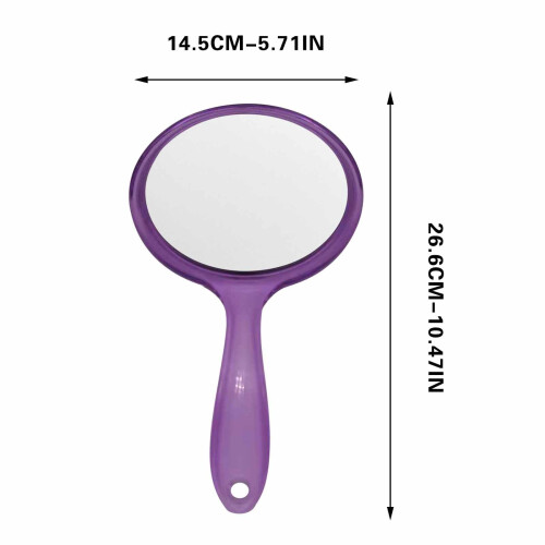 Double-Sided Makeup Mirror 1X/5X Lightweight Compact Travel 1