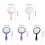 Double-Sided Makeup Mirror 1X/5X Lightweight Compact Travel 3
