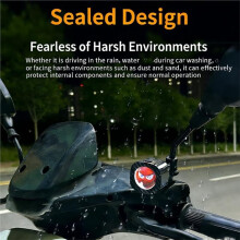 Augen Rücklicht für Fahrräder, Intelligente Fahrrad-Rücklichter, Teufelsaugen Fahrradlichter für Nächtliches Fahren mit Type C Wiederaufladbar